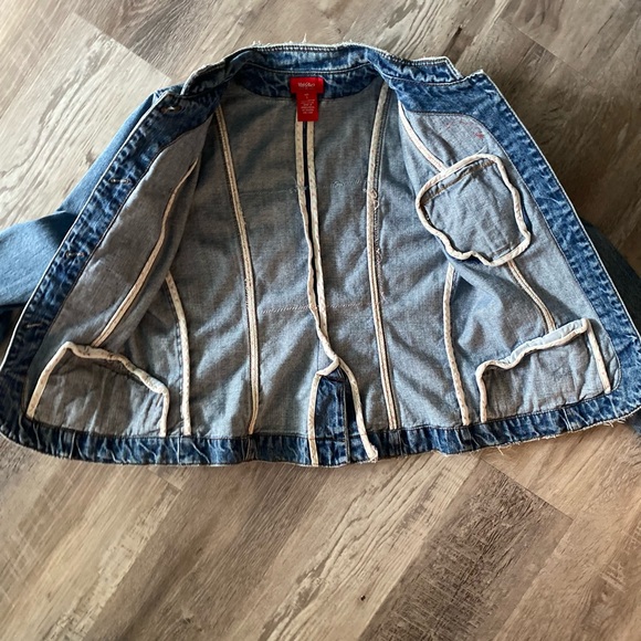 Jean jacket mossimo patches slipknot moon child welcome to the upside down Y2K - Picture 5 of 5